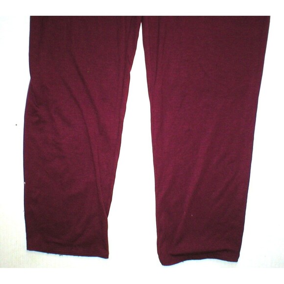 New NWT Designer Natori S Pajamas Lounge PJ Womens Dark Red Jumpsuit One Piece - Picture 4 of 5